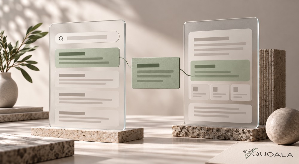 Développer sa visibilité sur Google et dans les réponses IA avec Quoala.